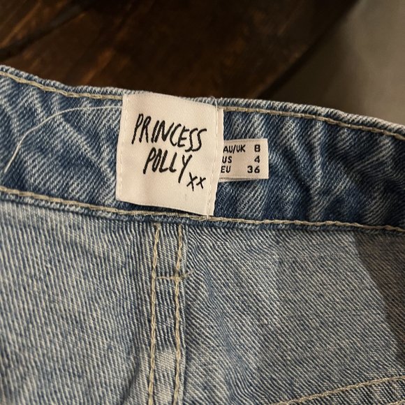 Princess Polly patchwork denim jeans - Picture 3 of 3